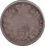 1834 SIXPENCE ( NF ) - SIXPENCE - Cambridgeshire Coins