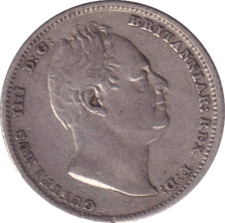 1834 SIXPENCE ( VF ) - SIXPENCE - Cambridgeshire Coins