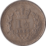 1834 THREE HALF PENCE ( VF ) - three half pence - Cambridgeshire Coins