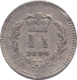 1834 THREE HALFPENCE ( VF ) - THREE HALF PENCE - Cambridgeshire Coins
