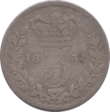 1834 THREEPENCE ( NF ) - THREEPENCE - Cambridgeshire Coins