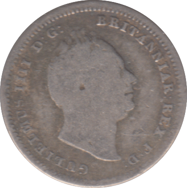 1834 THREEPENCE ( NF ) - THREEPENCE - Cambridgeshire Coins
