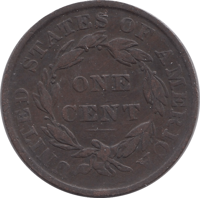 1835 1 CENT USA - WORLD COINS - Cambridgeshire Coins