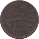 1835 1/4 ANNA INDIA - WORLD COINS - Cambridgeshire Coins