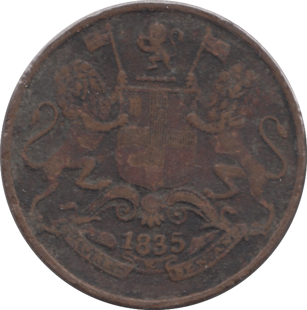 1835 1/4 ANNA INDIA - WORLD COINS - Cambridgeshire Coins
