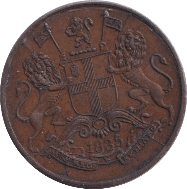 1835 1/4 ANNA INDIA - WORLD COINS - Cambridgeshire Coins