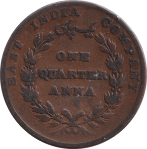 1835 1/4 ANNA - WORLD COINS - Cambridgeshire Coins