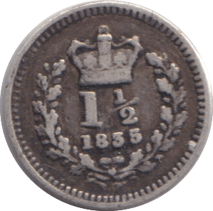 1835 1.5 PENCE ( GF ) - FLORIN - Cambridgeshire Coins