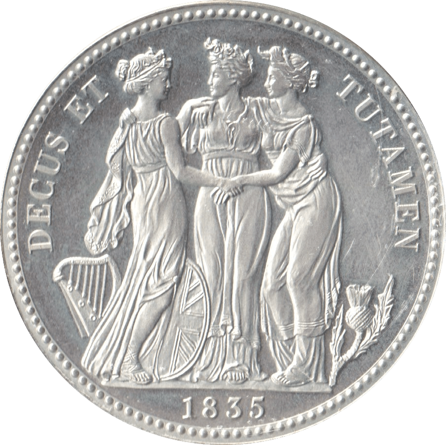 1835 BRITANNIA COIN F216 - WORLD COINS - Cambridgeshire Coins