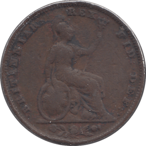 1835 FARTHING F61 ( FINE ) - FARTHING - Cambridgeshire Coins