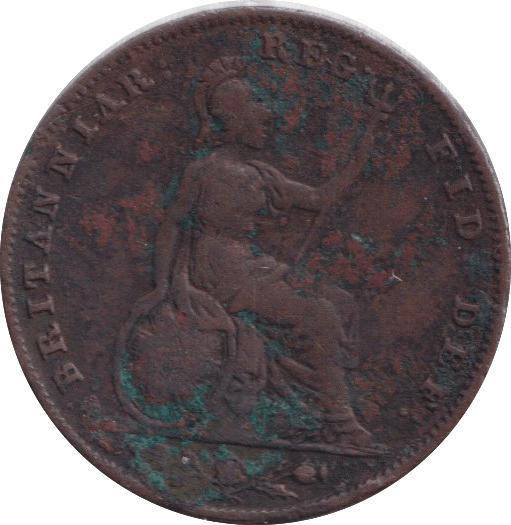 1835 FARTHING ( FAIR ) - FARTHING - Cambridgeshire Coins