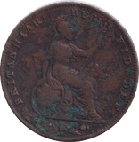 1835 FARTHING ( FAIR ) - FARTHING - Cambridgeshire Coins