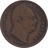 1835 FARTHING ( FINE ) - Farthing - Cambridgeshire Coins