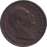 1835 FARTHING ( FINE ) - FARTHING - Cambridgeshire Coins