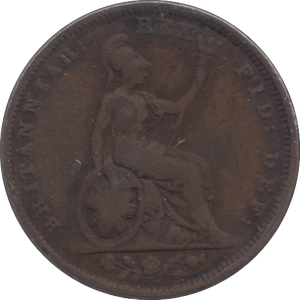 1835 FARTHING ( FINE ) - Farthing - Cambridgeshire Coins