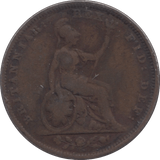 1835 FARTHING ( FINE ) - Farthing - Cambridgeshire Coins