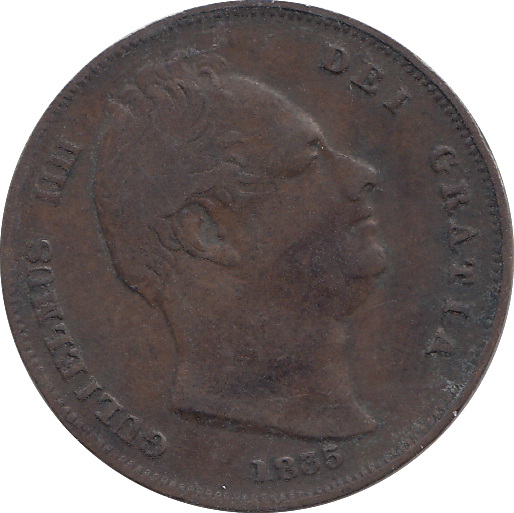 1835 FARTHING ( GF ) - FARTHING - Cambridgeshire Coins