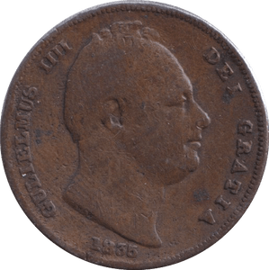 1835 FARTHING ( GF ) - FARTHING - Cambridgeshire Coins