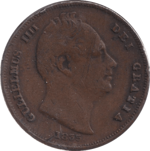 1835 FARTHING ( GF ) - WORLD COINS - Cambridgeshire Coins