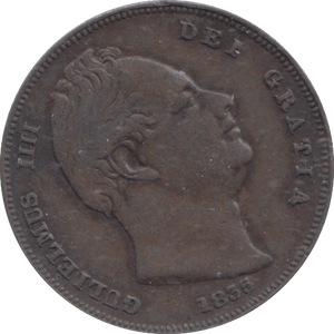 1835 FARTHING ( VF ) - FARTHING - Cambridgeshire Coins
