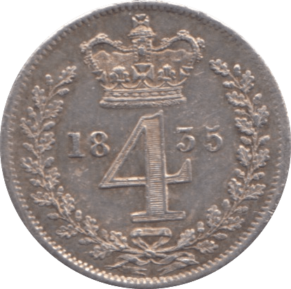 1835 MAUNDY FOURPENCE ( AUNC ) - MAUNDY FOURPENCE - Cambridgeshire Coins