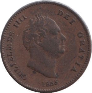 1835 ONE THIRD FARTHING ( GVF ) - ONE THIRD FARTHING - Cambridgeshire Coins