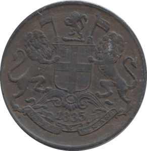 1835 QUATER ANNA INDIA - WORLD COINS - Cambridgeshire Coins