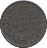 1835 QUATER ANNA INDIA - WORLD COINS - Cambridgeshire Coins