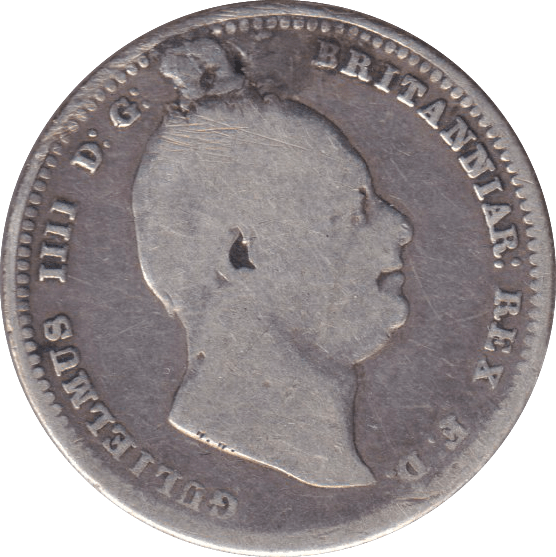 1835 SHILLING ( NF ) (PLUGGED) - SHILLING - Cambridgeshire Coins