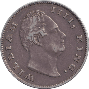 1835 SILVER ONE RUPEE INDIA - SILVER WORLD COINS - Cambridgeshire Coins