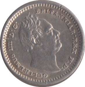 1835 SILVER THREE HALF PENCE ( EF ) - Three Half Pence - Cambridgeshire Coins