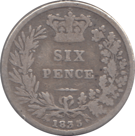 1835 SIXPENCE ( FINE ) - SIXPENCE - Cambridgeshire Coins