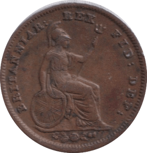 1835 THIRD FARTHING ( EF ) - ONE THIRD FARTHING - Cambridgeshire Coins