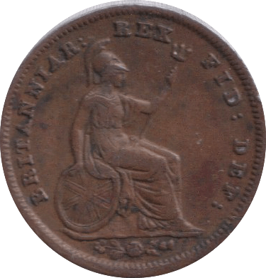 1835 THIRD FARTHING ( EF ) - ONE THIRD FARTHING - Cambridgeshire Coins