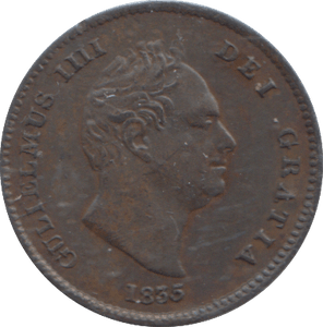 1835 THIRD FARTHING ( EF ) - ONE THIRD FARTHING - Cambridgeshire Coins