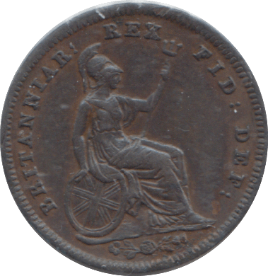 1835 THIRD FARTHING ( EF ) - ONE THIRD FARTHING - Cambridgeshire Coins