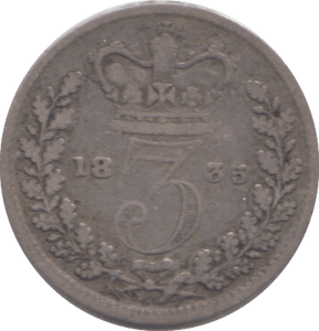 1835 THREEPENCE ( NF ) - THREEPENCE - Cambridgeshire Coins