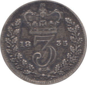 1835 THREEPENCE ( VF ) - THREEPENCE - Cambridgeshire Coins