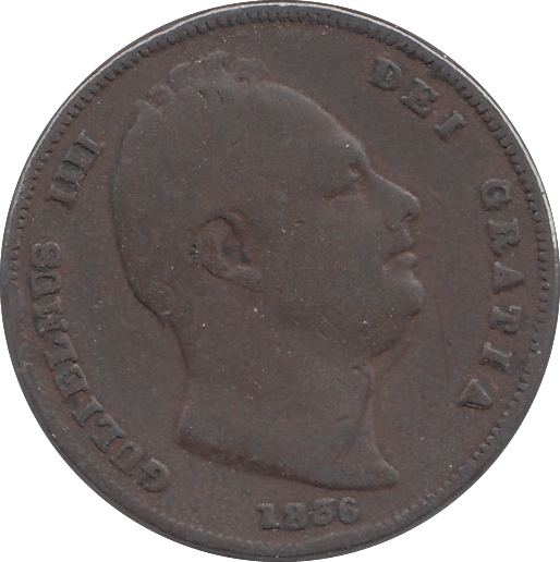 1836 FARTHING ( FINE ) - Farthing - Cambridgeshire Coins