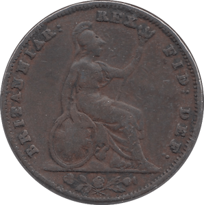 1836 FARTHING ( FINE ) - Farthing - Cambridgeshire Coins