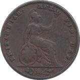 1836 FARTHING ( FINE ) - Farthing - Cambridgeshire Coins
