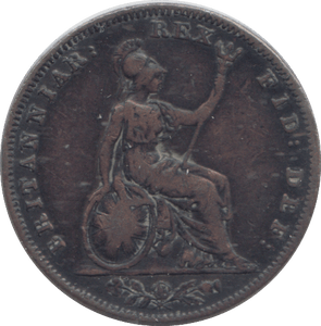 1836 FARTHING ( GF ) - FARTHING - Cambridgeshire Coins