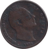 1836 FARTHING ( NF ) - FARTHING - Cambridgeshire Coins
