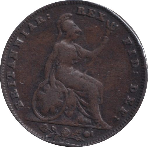 1836 FARTHING ( NF ) - FARTHING - Cambridgeshire Coins