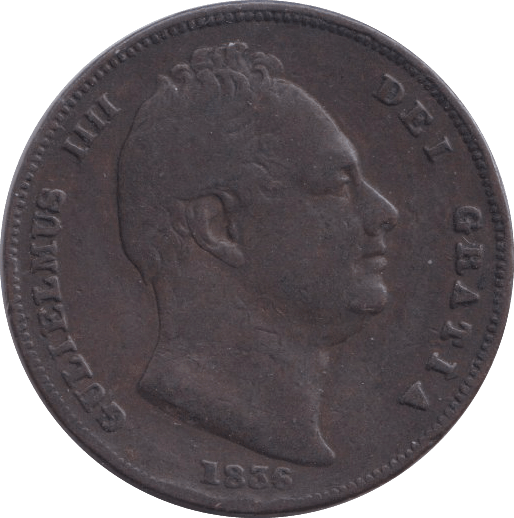 1836 FARTHING ( VF ) - FARTHING - Cambridgeshire Coins