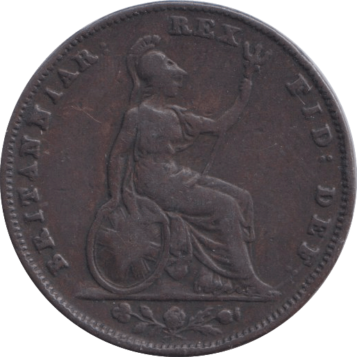 1836 FARTHING ( VF ) - FARTHING - Cambridgeshire Coins