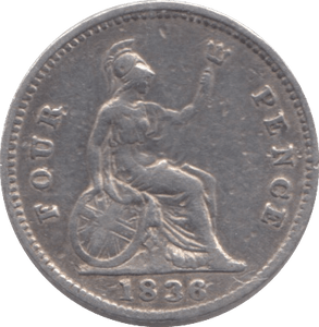 1836 FOUR PENCE ( GF ) - FOURPENCE - Cambridgeshire Coins