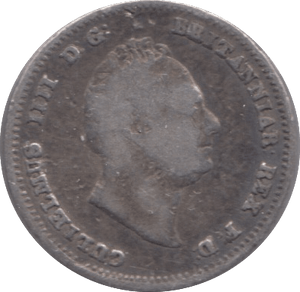 1836 FOURPENCE ( FINE ) - Fourpence - Cambridgeshire Coins