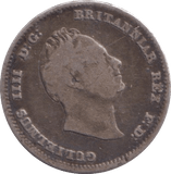 1836 FOURPENCE ( FINE ) - Fourpence - Cambridgeshire Coins