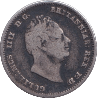 1836 FOURPENCE ( FINE ) - FOURPENCE - Cambridgeshire Coins